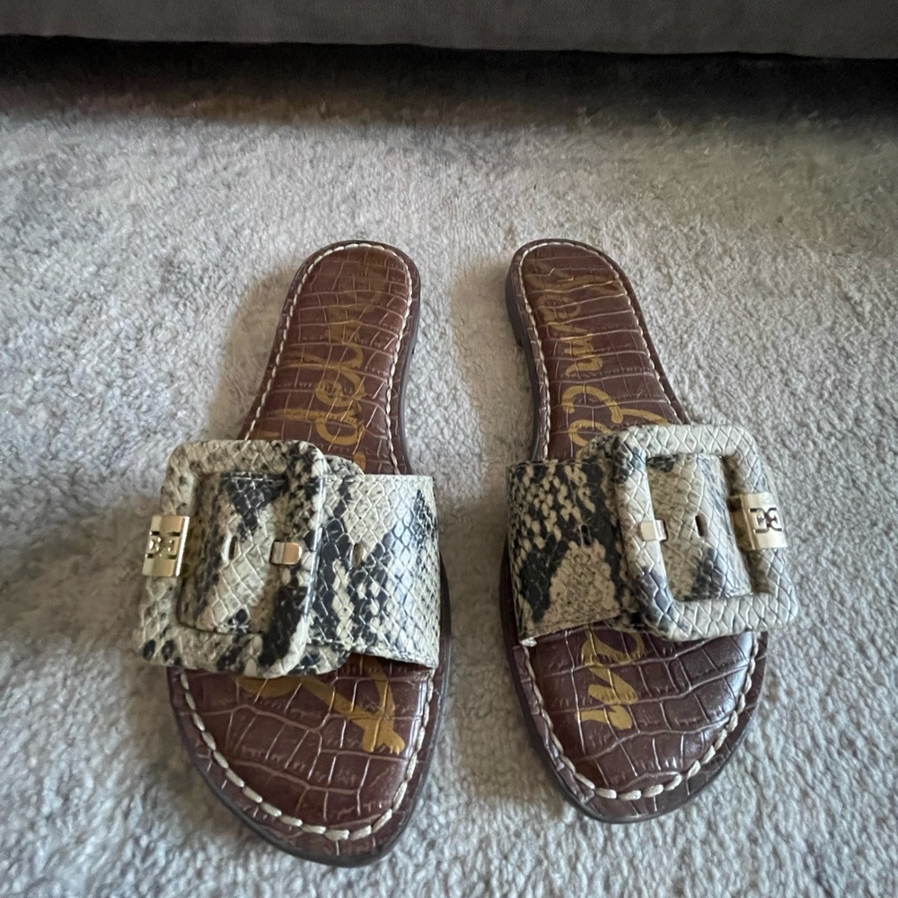 Snakeprint Sam Edelman size 6.5 sandals